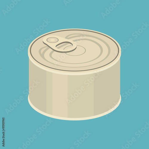 vector canned,flat design