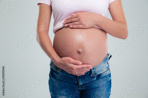 Closeup portrait of a pregnant woman © Drobot Dean