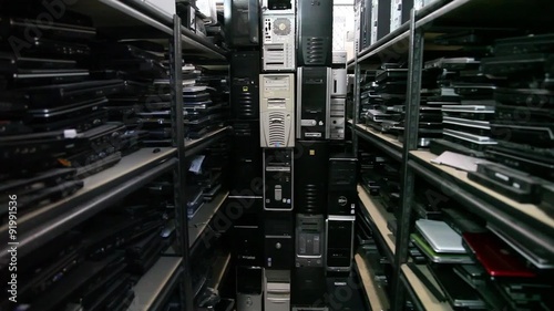 Stacks and Shelves of Old Computers