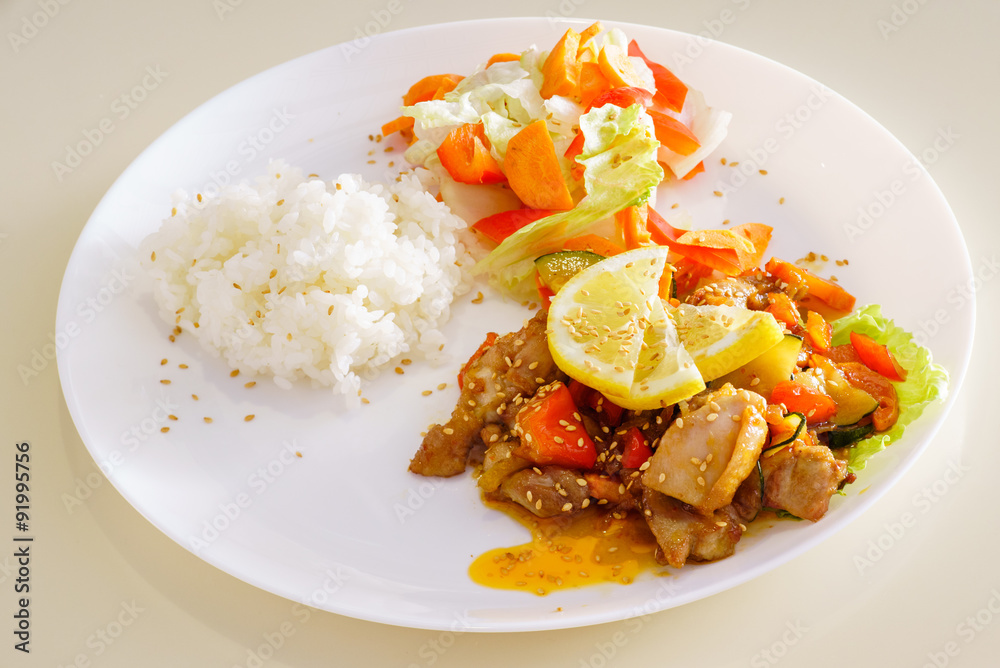 chicken with rice chicken with rice