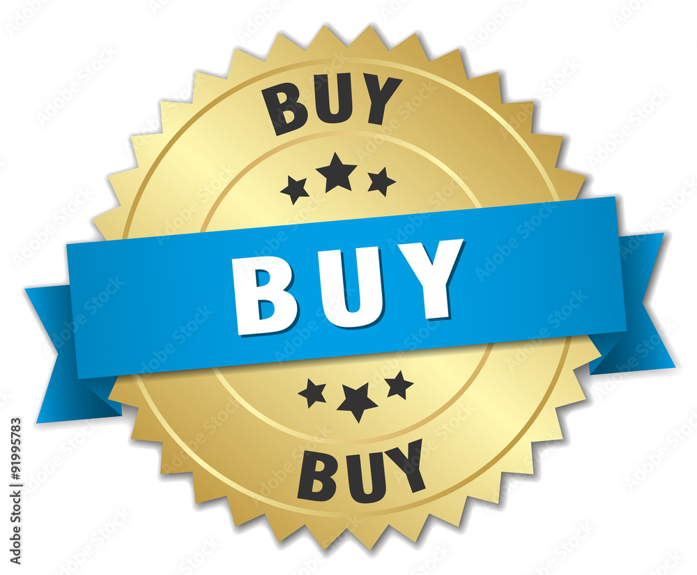 buy 3d gold badge with blue ribbon buy 3d gold badge with blue ribbon