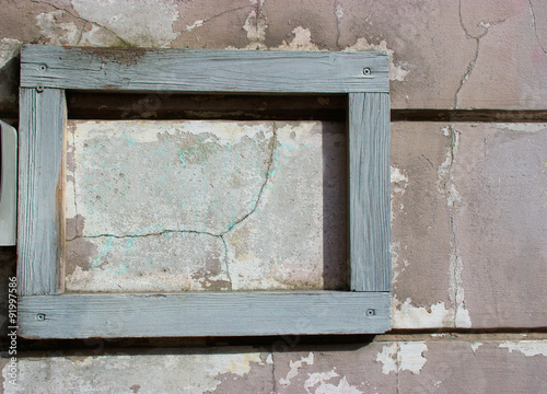 Photo of the old textures frame of the urban environment