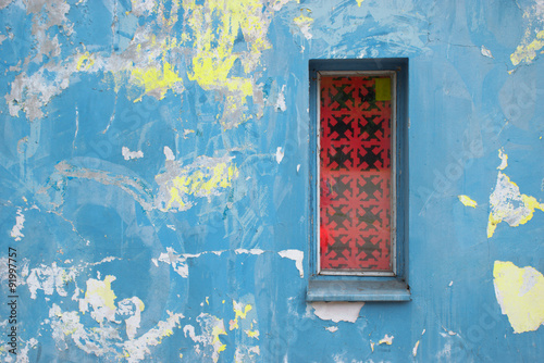 Photo of the old textures wall