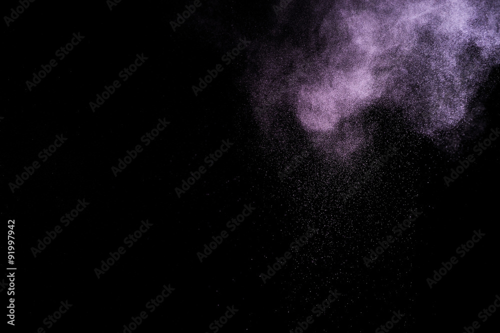 Fototapeta premium Abstract purple paint Holi.