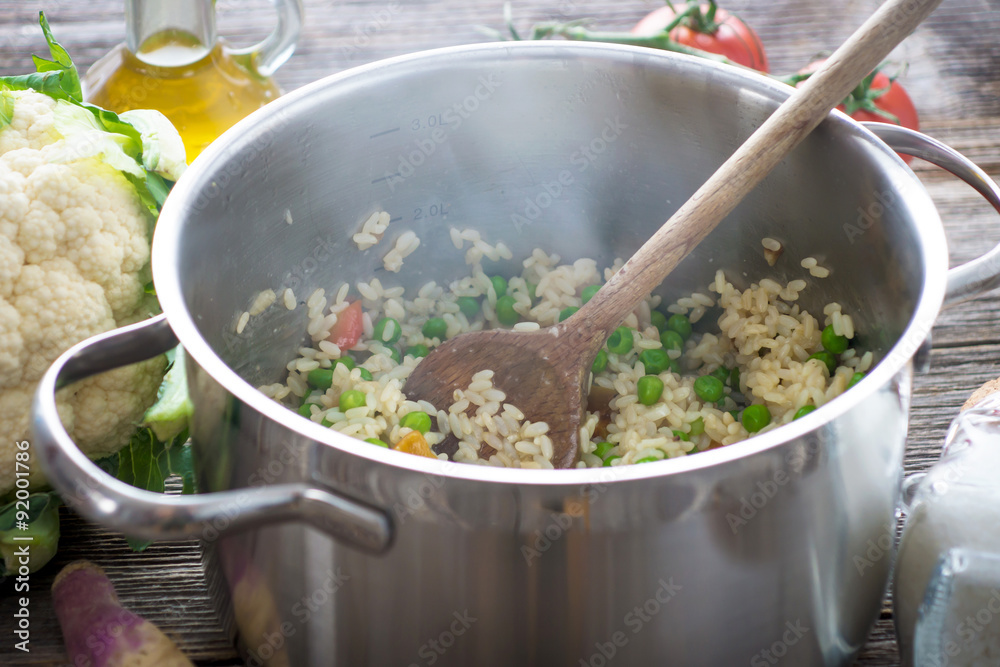 Rice with vegetabl Rice with vegetabl