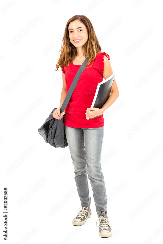 Full body female student Full body female student