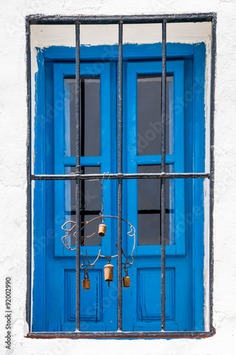 blue window