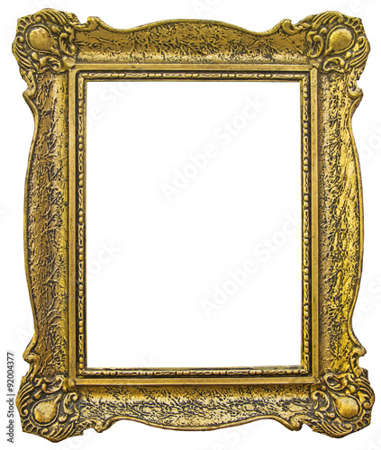 Old wooden gilded Frame