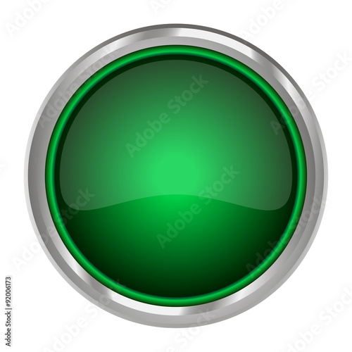 Button template green