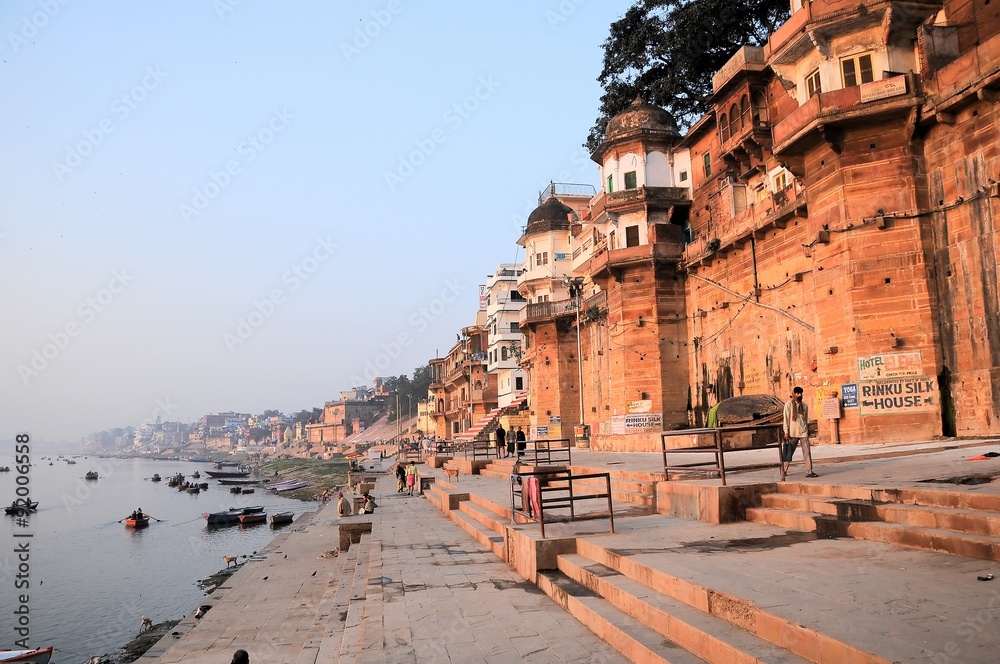 Holy city of Varanasi, India
