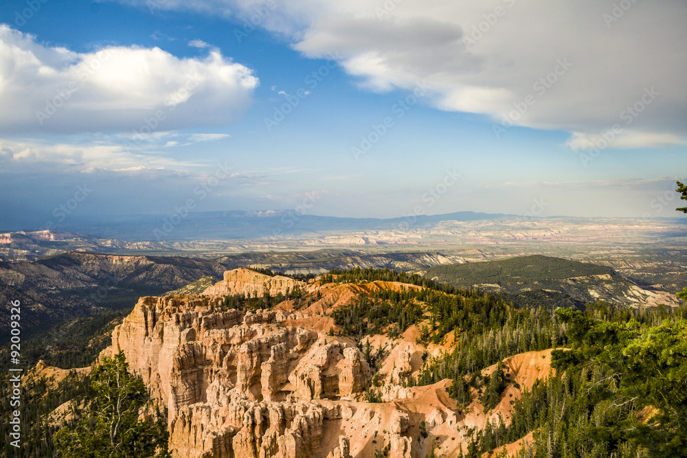 Bryce canyon with spectacular hoodoos