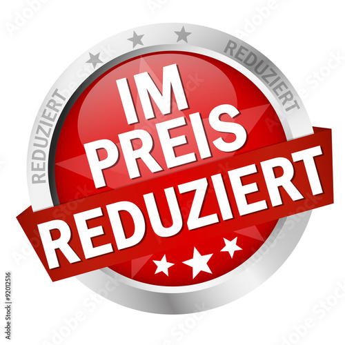 button with text Im Preis reduziert