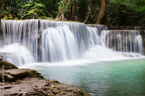 limestone waterfalls, Huay mae khamin