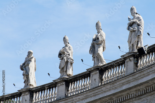 Vatican Colonnade statues © Coy St. Clair