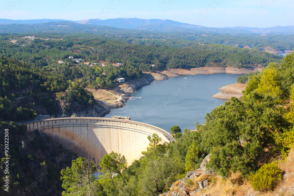 Barragem do Cabril Stock Photo | Adobe Stock