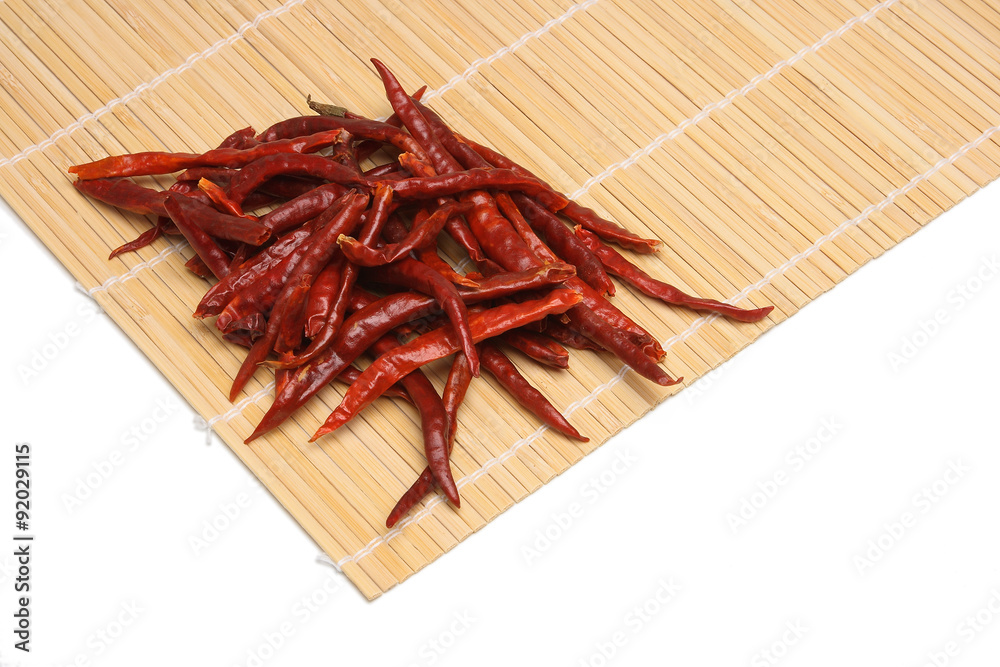 Fototapeta premium Chillis in carpet