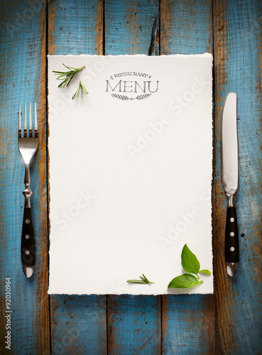 art Cafe menu restaurant brochure. Food design template