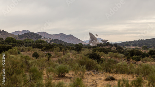 Fototapeta Naklejka Na Ścianę i Meble -  Centro aeroespacial de la NASA de Robledo de Chavela, Spain