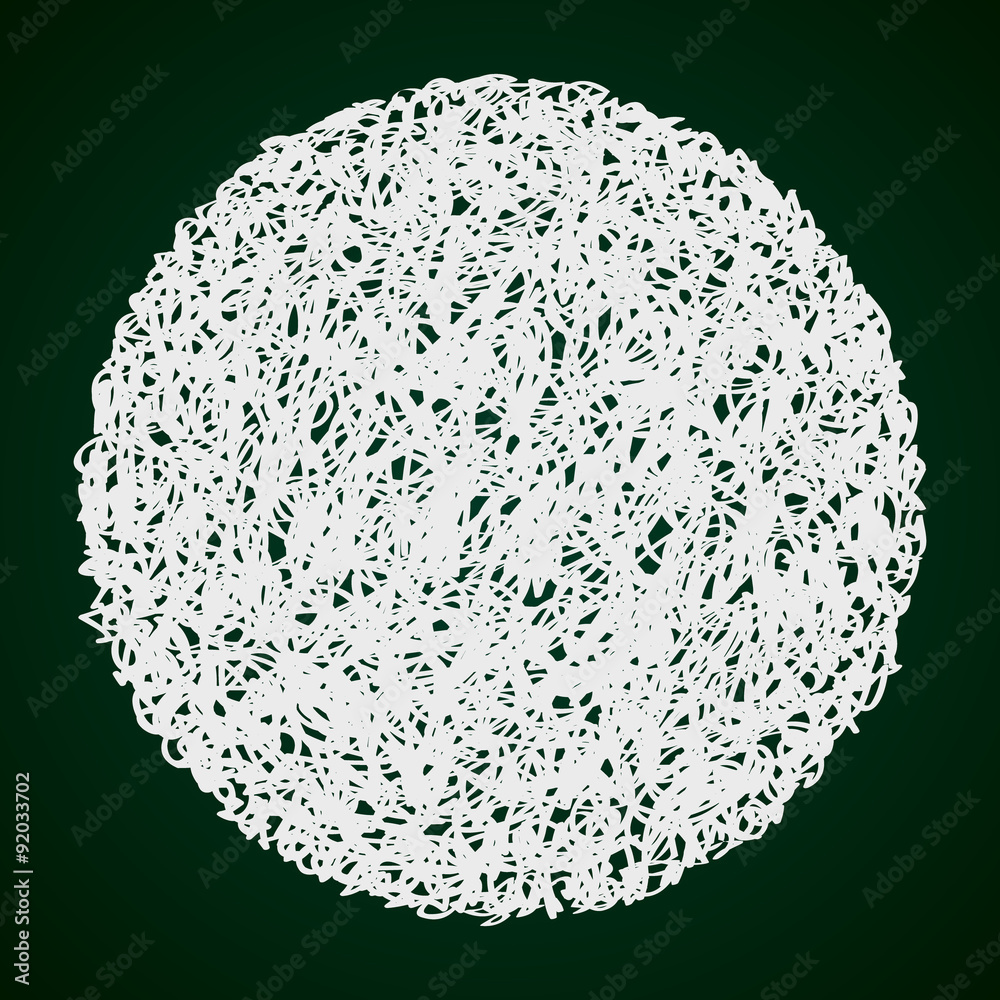 Simple doodle of a circle