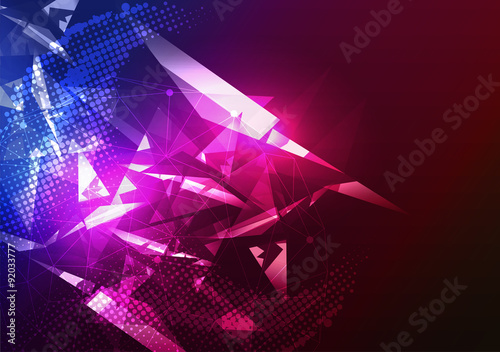 Disco Party Poster Background Template - Vector Illustration