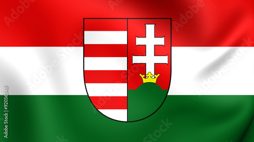 Bild auf Leinwand Flag of Hungary