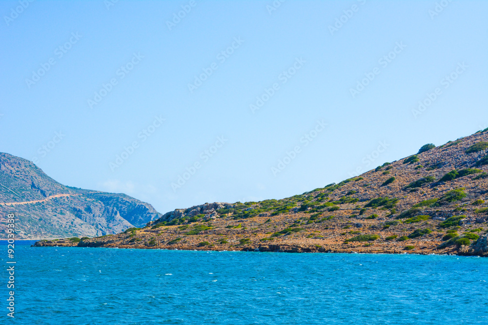 Mountains Landscape in Summer day Crete