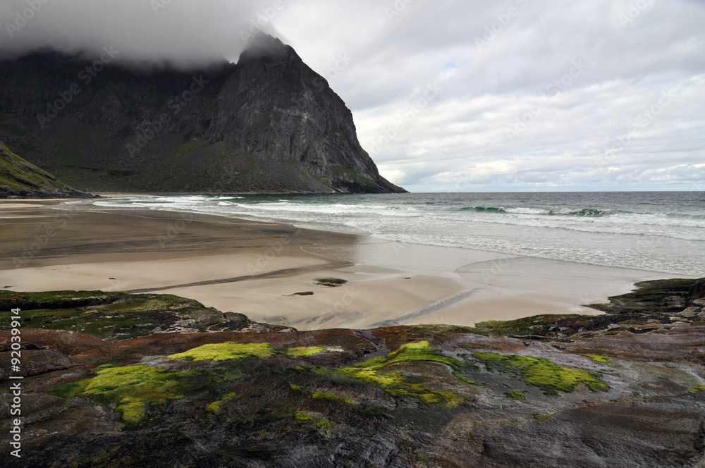 Norwegian nature / There are mountains plunging into the sea from hundreds of metres, fjords, tall mountain peaks, northern lights and midnight sun.