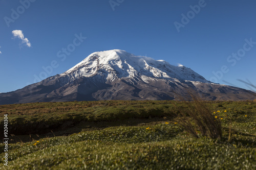 Chimborazo at sunset