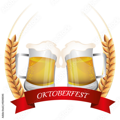 Germany cultures and oktober fest design.