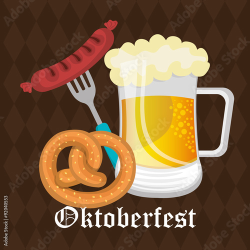 Germany cultures and oktober fest design.