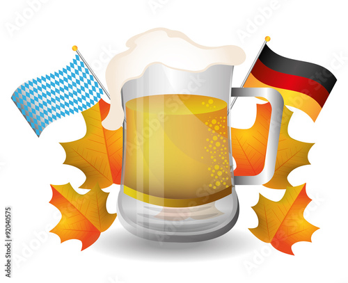 Germany cultures and oktober fest design.