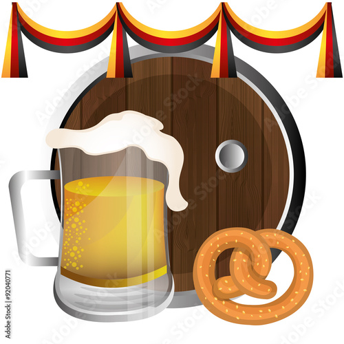 Germany cultures and oktober fest design.