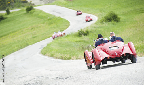 Auto d'epoca rossa