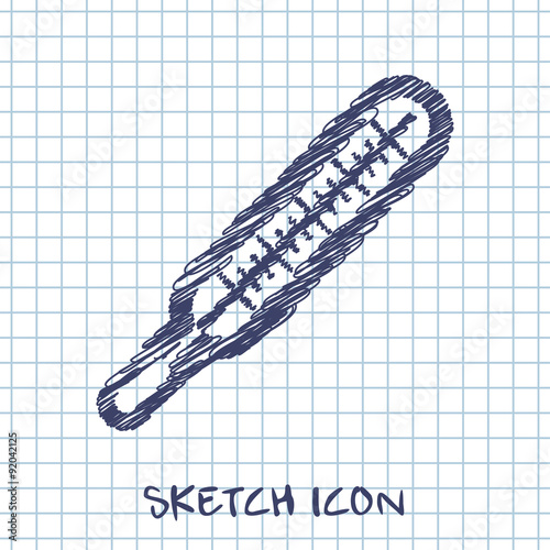 Medical thermometer  icon