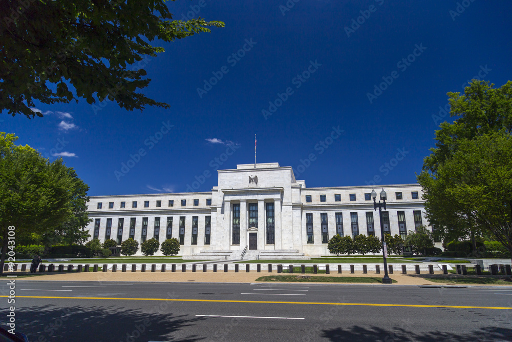 Federal Reserve Building in Washington DC, USA