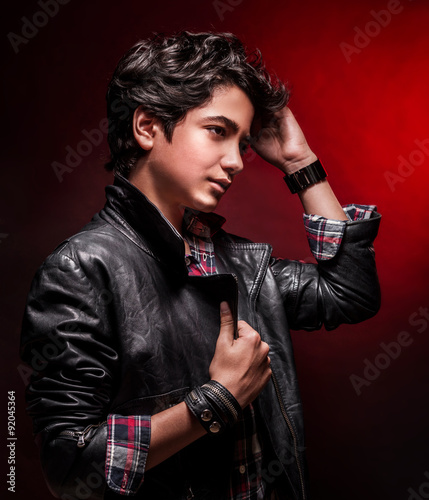 Stylish guy portrait