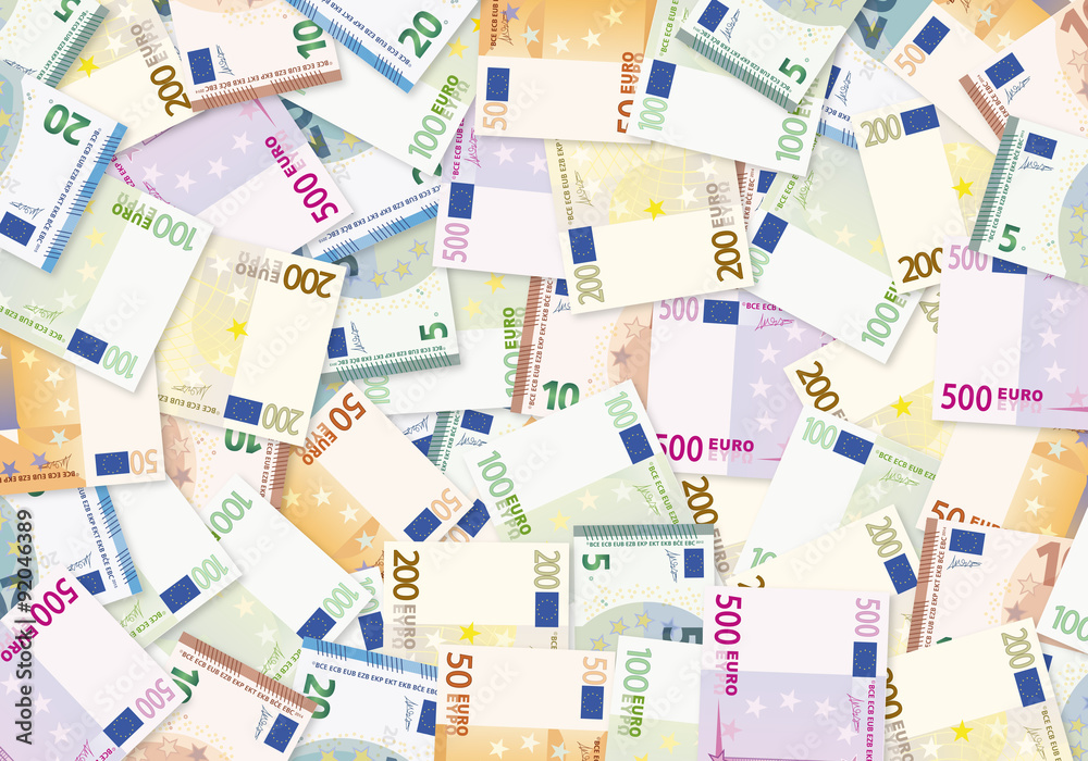 Euros-Fond Billets