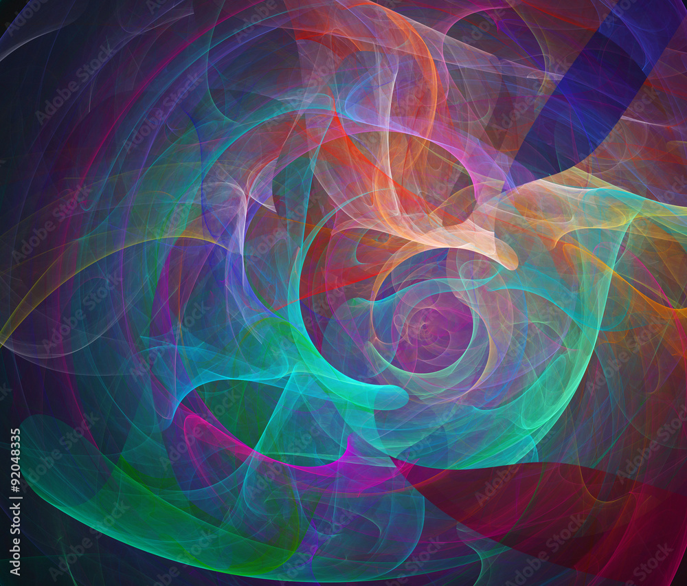 Naklejka premium Abstract fractal background