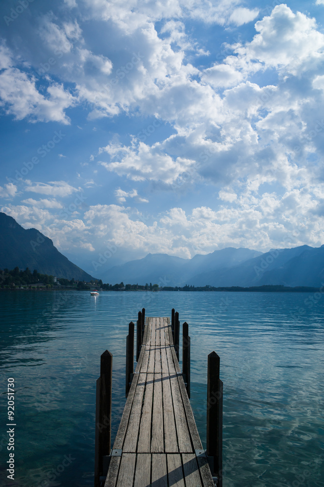Boat dock Lake Geneva