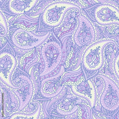 Purple Cashmere Seamless Pattern