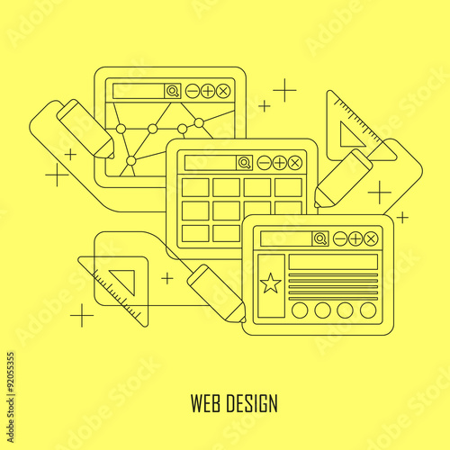 web design concept