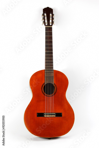 classical acoustic guitar closeup