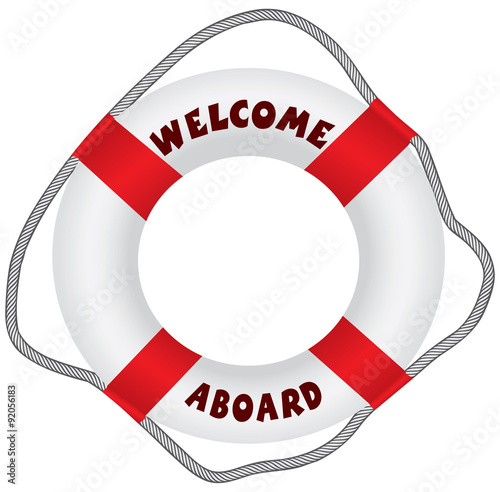 Welcome aboard lifebuoy