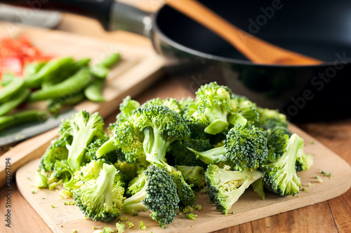 broccoli prepare for cooking