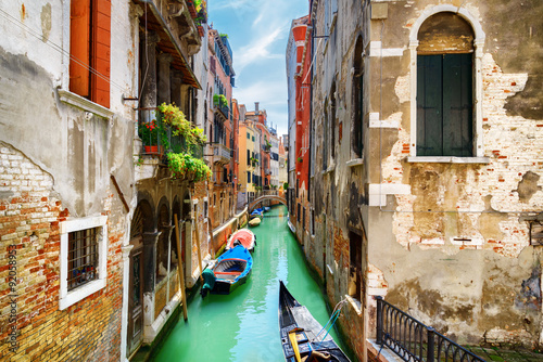 View of the Rio de S. Maria Mater Domini Canal, Venice, Italy © efired