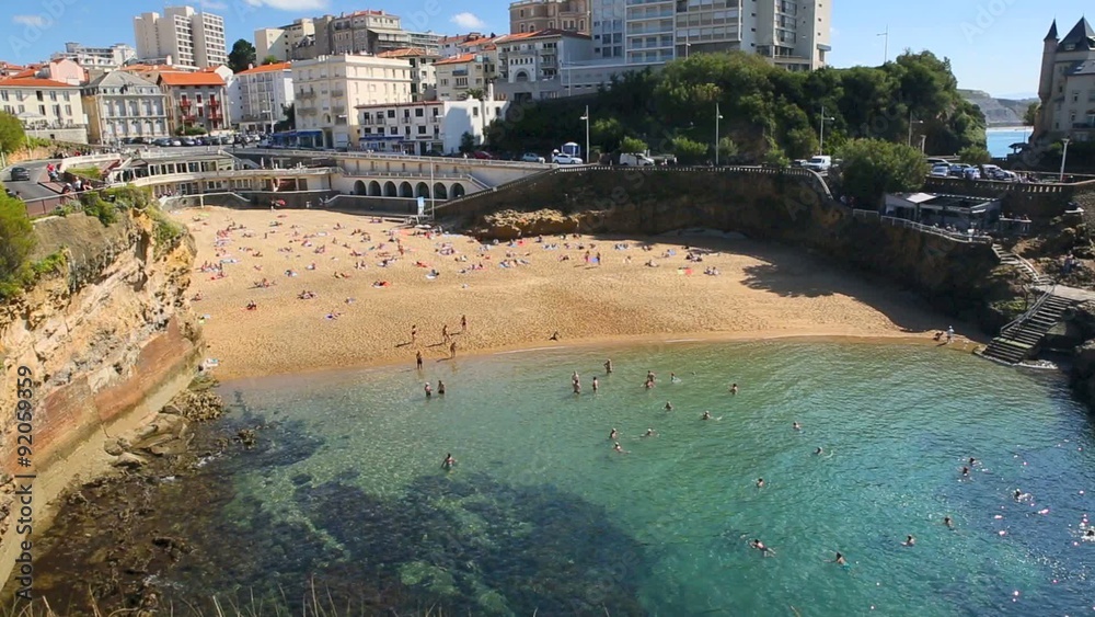 Port vieux Beach in Biarritz - 21 of september 2015 Port vieux Beach in Biarritz - 21 of september 2015