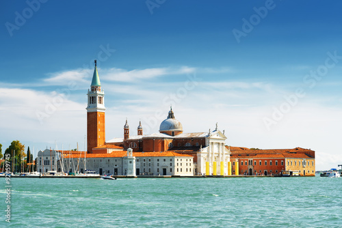 The Venetian Lagoon and the Church of San Giorgio Maggiore. Ital