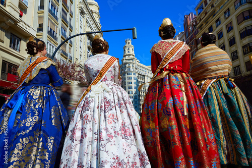 Unknown falleras dress from Valencia Fallas fest