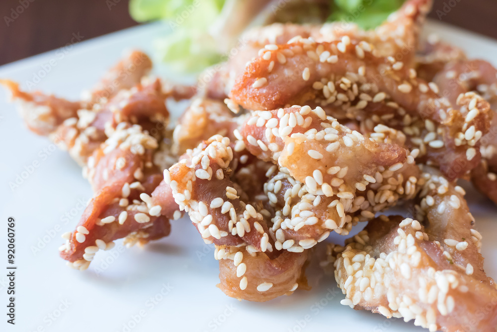 fried pork fried pork