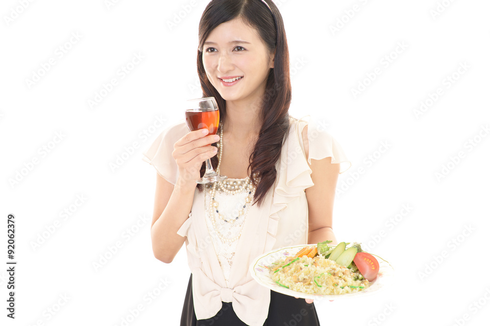 ドレスを着た女性 ドレスを着た女性